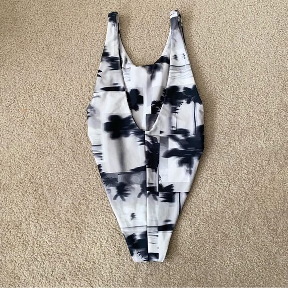 Skatie x Rocky Barnes Palms One Piece Swimsuit - Picture 2 of 5